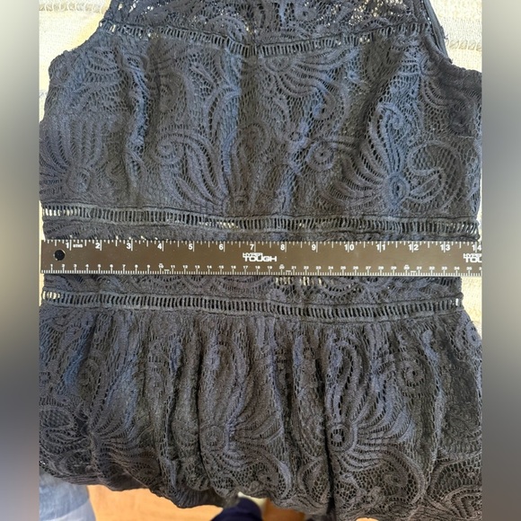 2/$30 En Force Ladies’ size 8  Black Lace Mini Dress - Picture 8 of 9